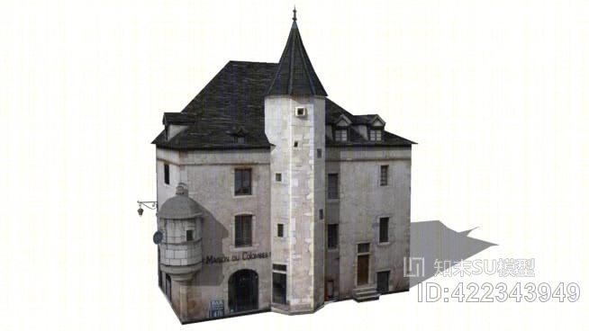 家里家鸽舍或城堡的粗人SU模型下载【ID:422343949】