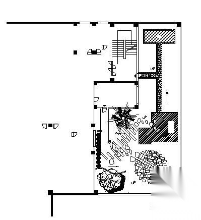 别墅屋顶花园设计图cad施工图下载【ID:161018134】