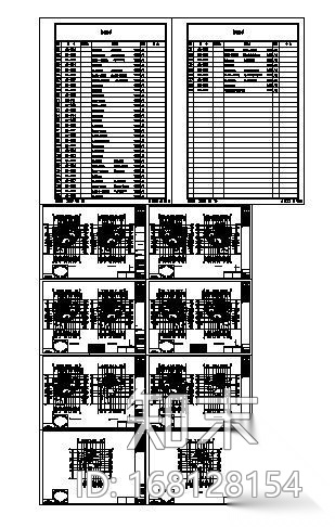 某小区建筑户型图-A施工图下载【ID:168128154】