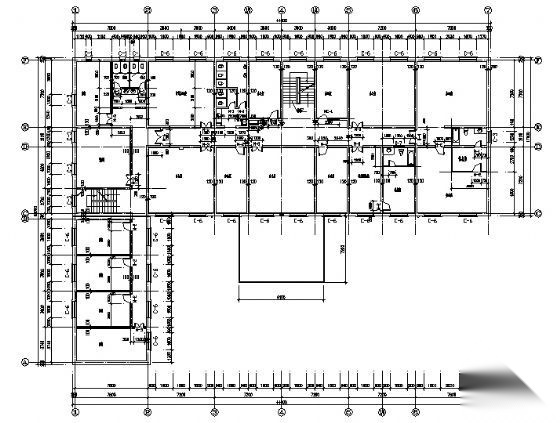 五层办公楼建筑施工图cad施工图下载【ID:151435196】