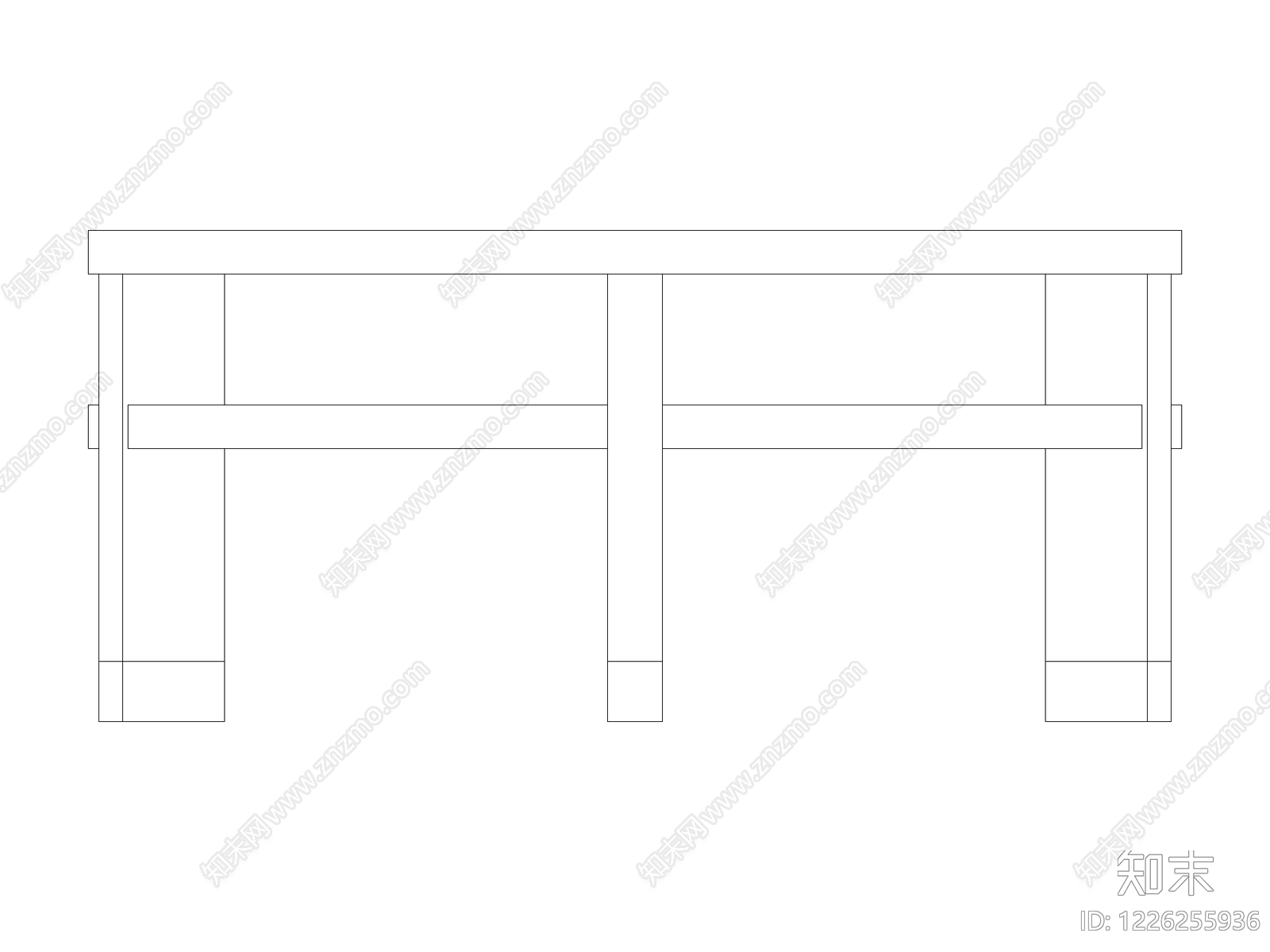 桌子CAD图纸