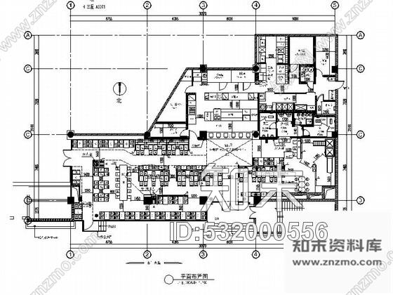 施工图南京某知名连锁快餐店室内装修施工图含效果施工图下载【ID:532000556】