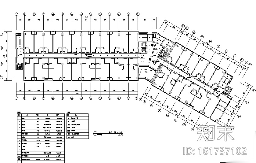 7500平米公寓酒店设计施工图（附效果图）cad施工图下载【ID:161737102】