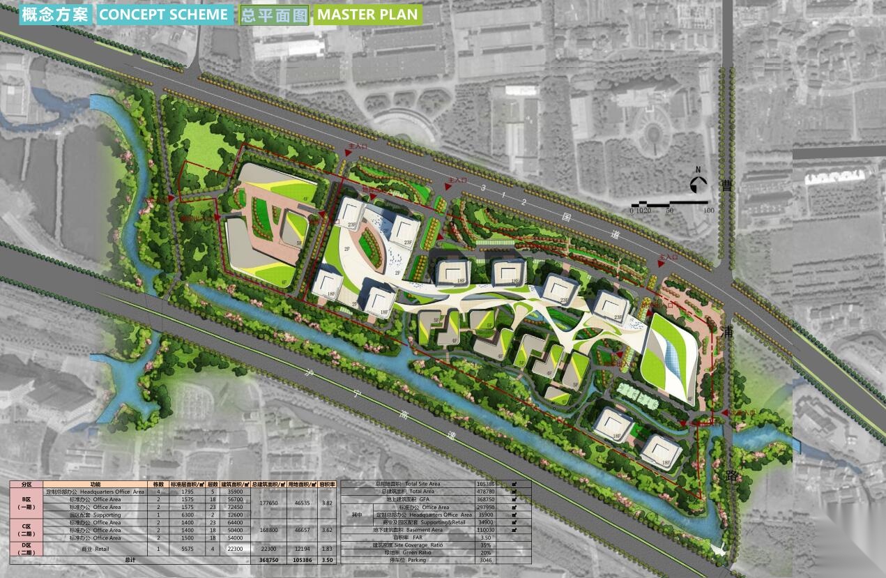 [AECOM]互联金融综合产业园.建筑方案文本cad施工图下载【ID:165423196】