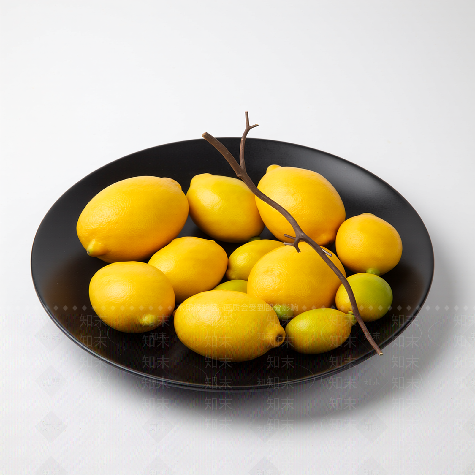 水果树枝装饰组合3D模型下载【ID:1206204713】