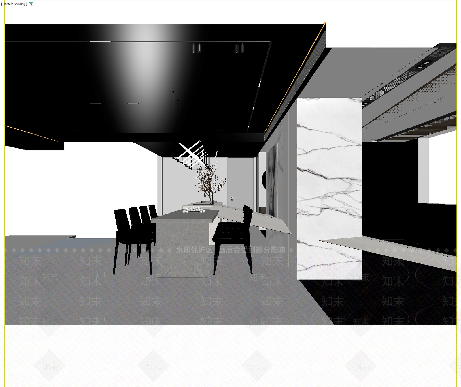 现代会议室3D模型下载【ID:1214842729】