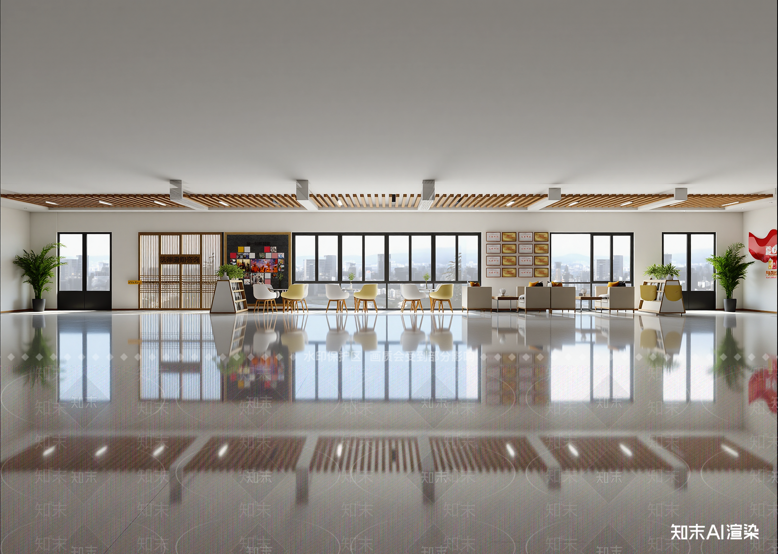 现代大厅3D模型下载【ID:1214567018】