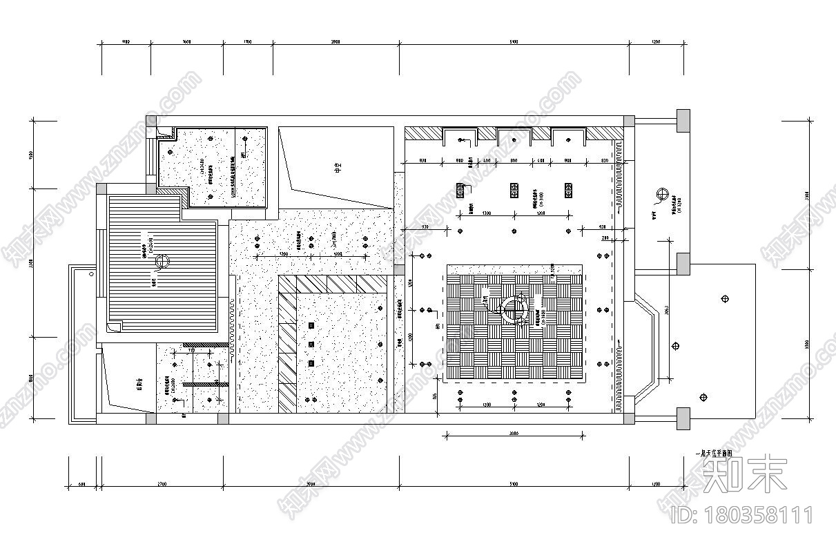 新古典风格3层二居室别墅装修施工图设计施工图下载【ID:180358111】