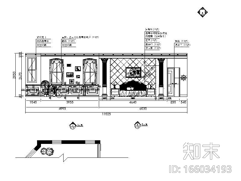 一整套详细完整的三层别墅设计施工图cad施工图下载【ID:166034193】