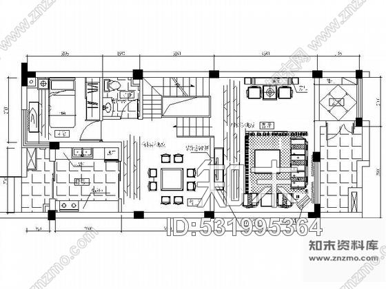 施工图中式风格三层别墅方案图cad施工图下载【ID:531995364】