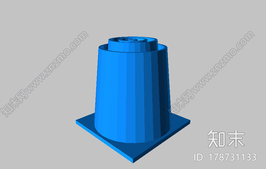 能收缩的交通锥3d打印模型下载【ID:178731133】