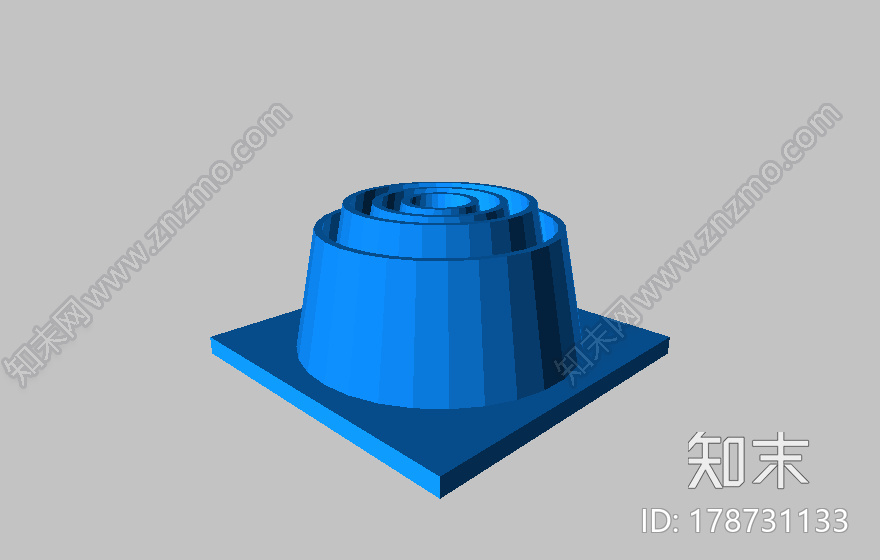 能收缩的交通锥3d打印模型下载【ID:178731133】