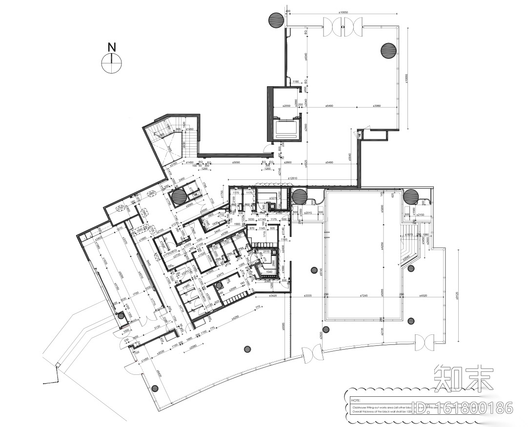 [澳门]SLD梁志天-澳门星玥CLUBcad施工图下载【ID:161800186】