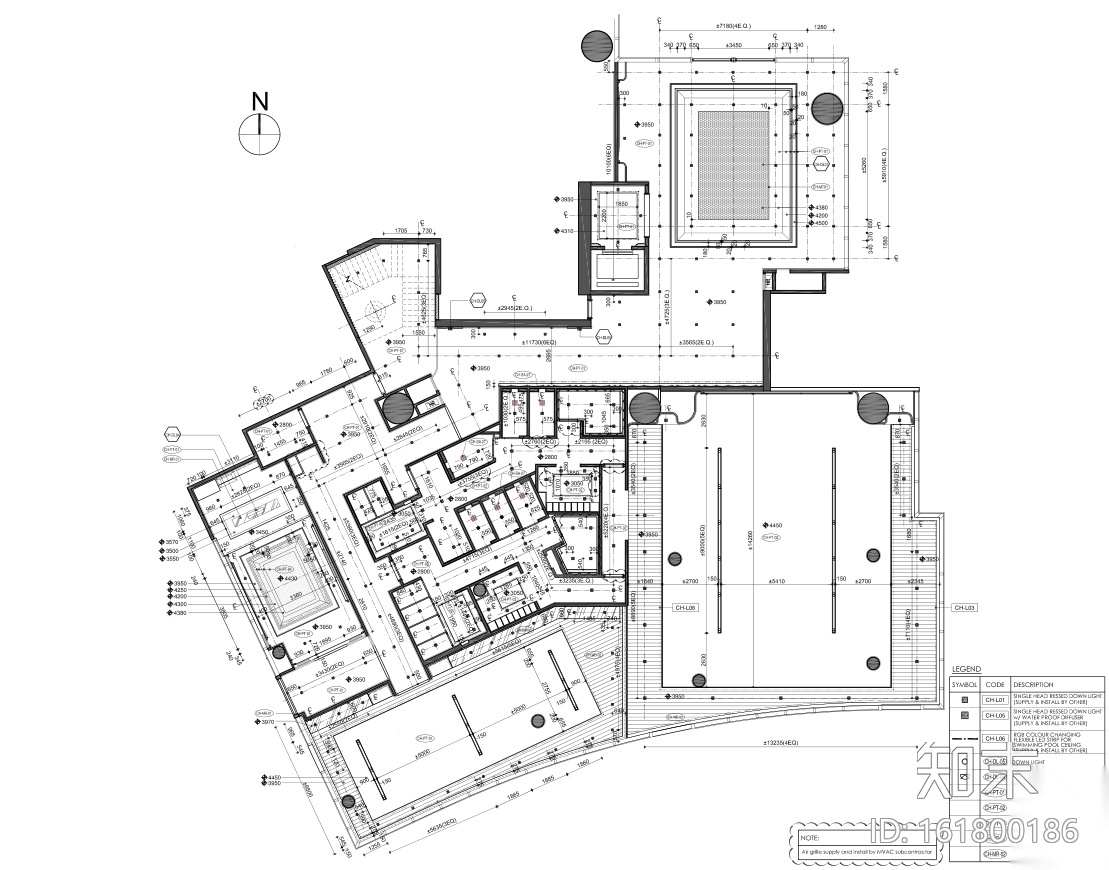 [澳门]SLD梁志天-澳门星玥CLUBcad施工图下载【ID:161800186】