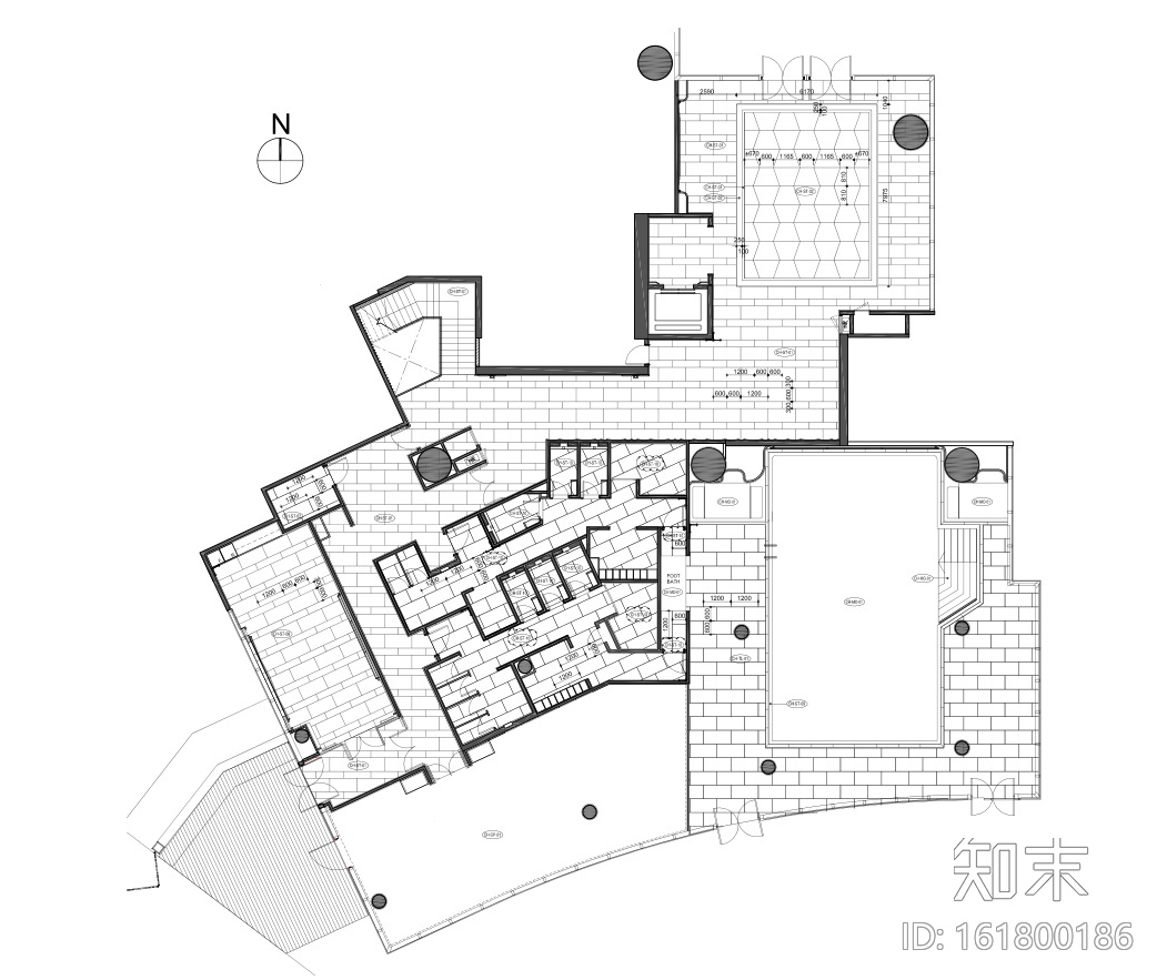 [澳门]SLD梁志天-澳门星玥CLUBcad施工图下载【ID:161800186】