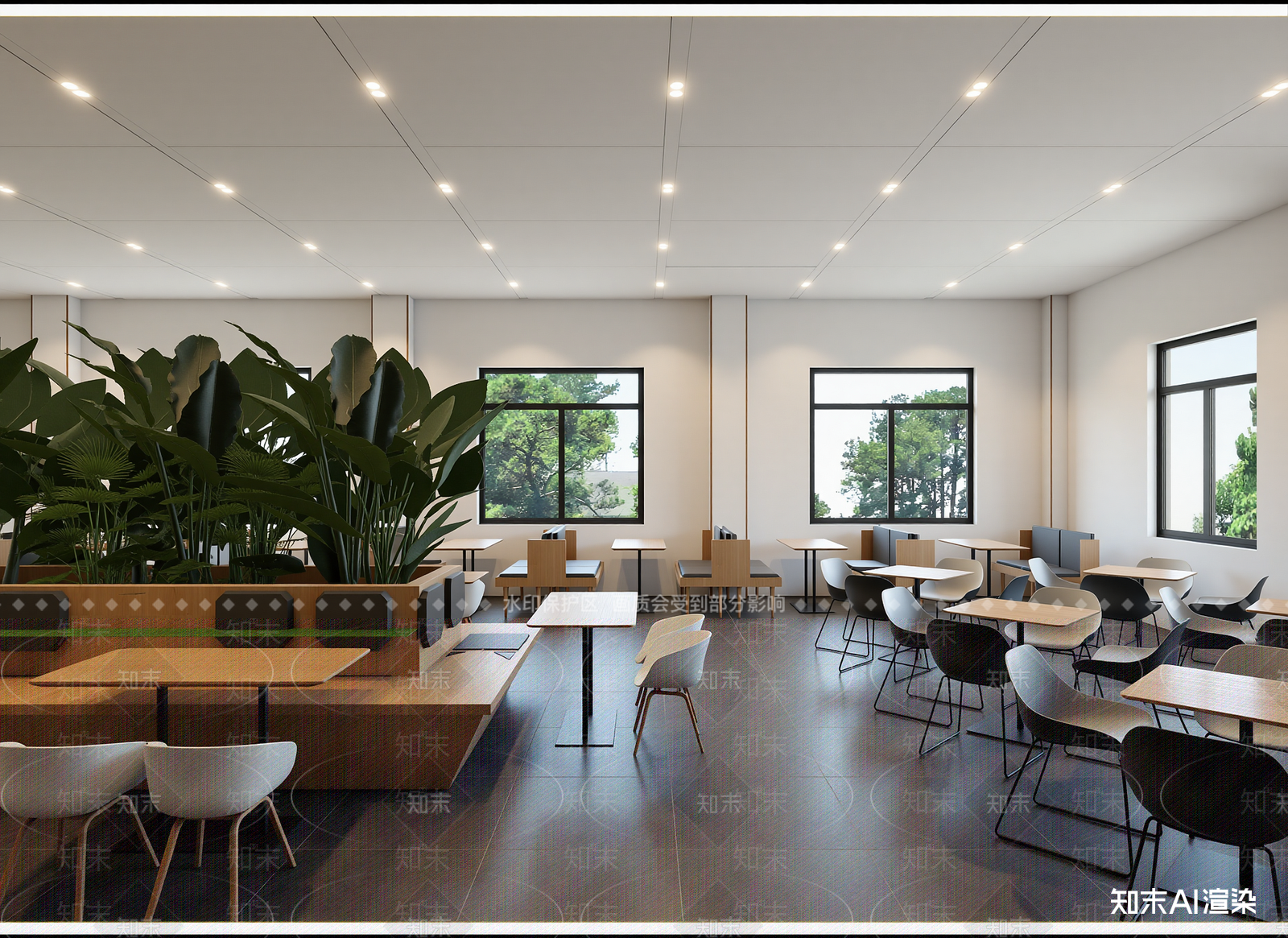 现代咖啡厅3D模型下载【ID:1215921833】