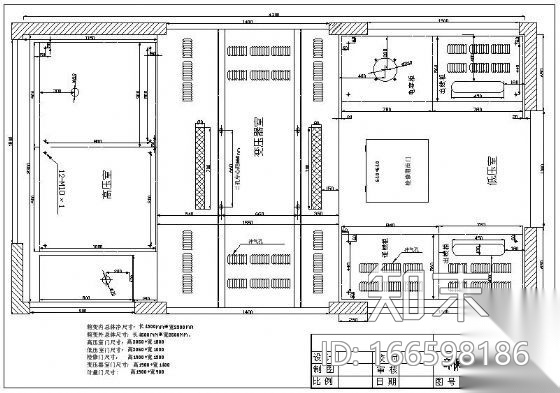 某800KVA箱变柜体图cad施工图下载【ID:166598186】