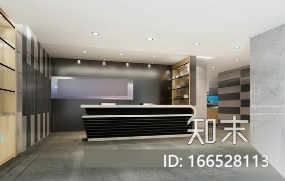 [杭州]国际著名现代汽车品牌办公室装修图（含效果）cad施工图下载【ID:166528113】
