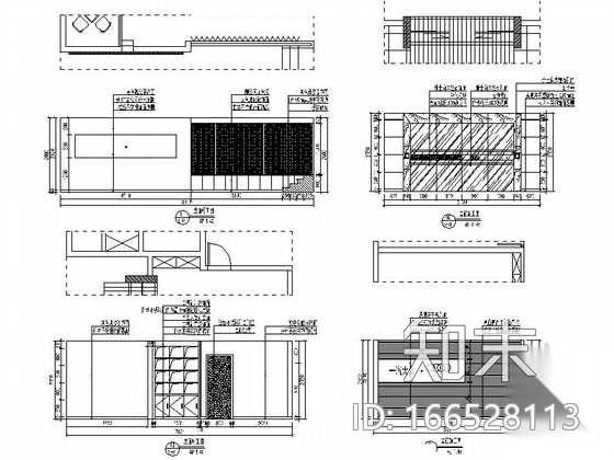 [杭州]国际著名现代汽车品牌办公室装修图（含效果）cad施工图下载【ID:166528113】