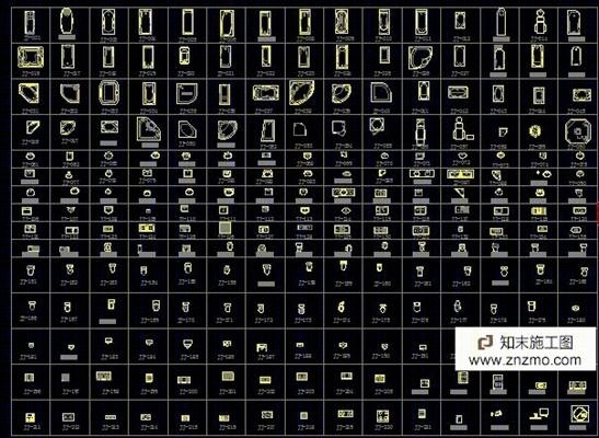 总洁具图集施工图下载【ID:36937060】