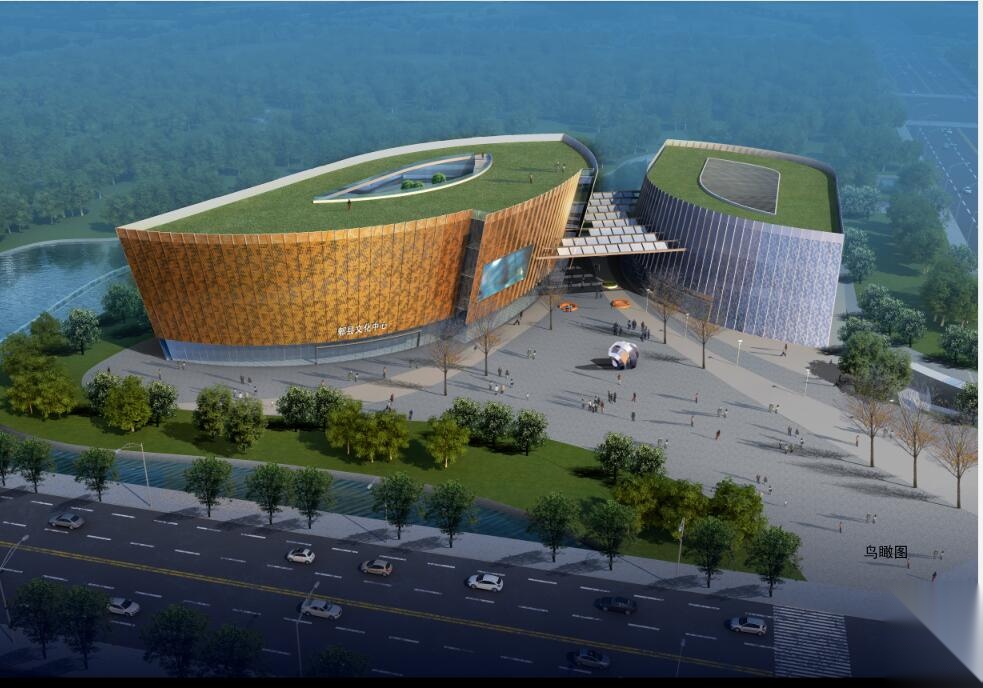 [成都]某县文化中心建筑方案设计（包含PDF+文本）施工图下载【ID:165932189】