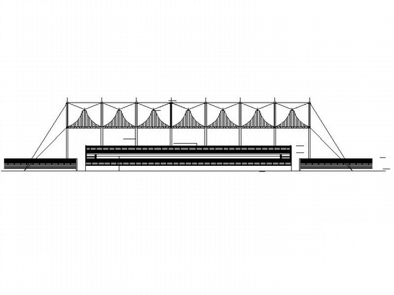 [海口]某中学体育场建筑施工图施工图下载【ID:165409182】