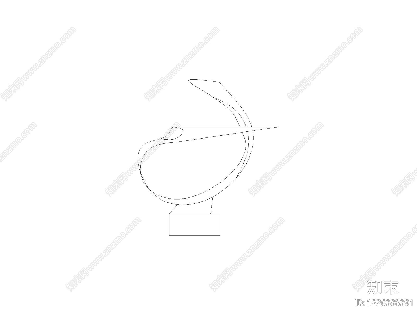 摆件CAD图纸