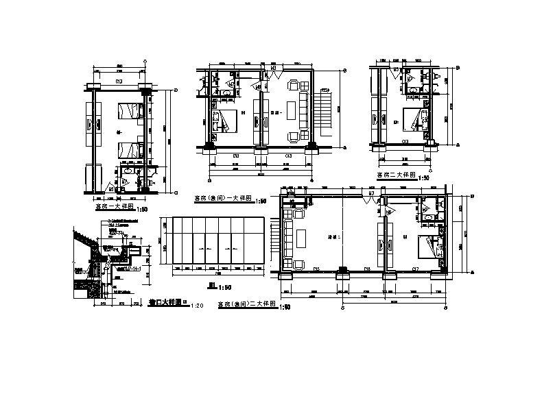 [宁夏]高层石材外墙指挥办公中心建筑施工图（含食堂）施工图下载【ID:149958159】