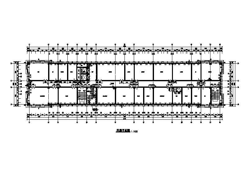 [宁夏]高层石材外墙指挥办公中心建筑施工图（含食堂）施工图下载【ID:149958159】