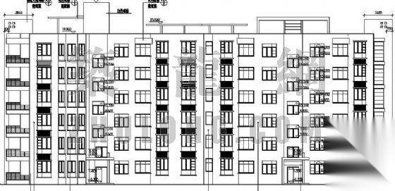 某小区住宅楼建筑施工图cad施工图下载【ID:149828162】