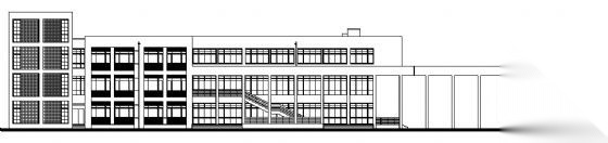 衢州某学院四层食堂建筑施工图cad施工图下载【ID:151666123】