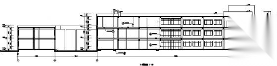 衢州某学院四层食堂建筑施工图cad施工图下载【ID:151666123】