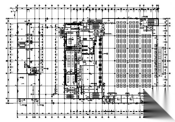 衢州某学院四层食堂建筑施工图cad施工图下载【ID:151666123】