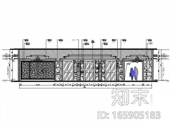 精品现代办公室室内装修施工图cad施工图下载【ID:165905183】