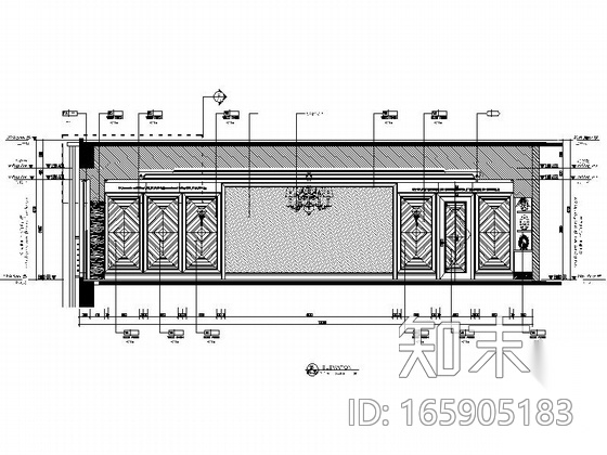 精品现代办公室室内装修施工图cad施工图下载【ID:165905183】