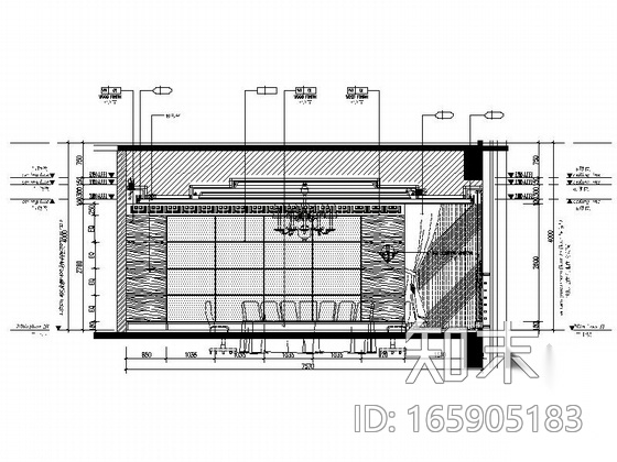 精品现代办公室室内装修施工图cad施工图下载【ID:165905183】
