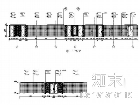 [辽宁]国企办公大楼客房走道装修施工图cad施工图下载【ID:161810119】