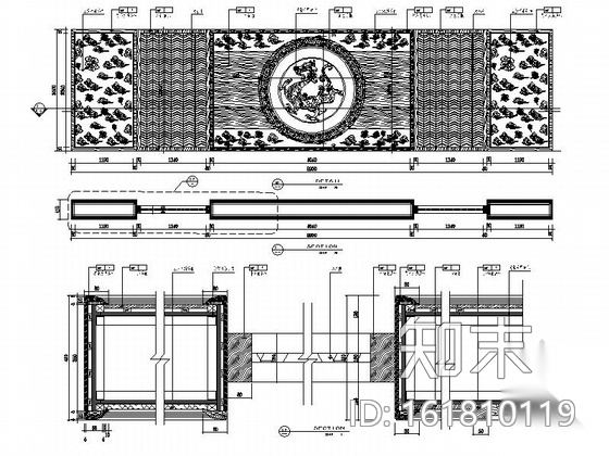 [辽宁]国企办公大楼客房走道装修施工图cad施工图下载【ID:161810119】