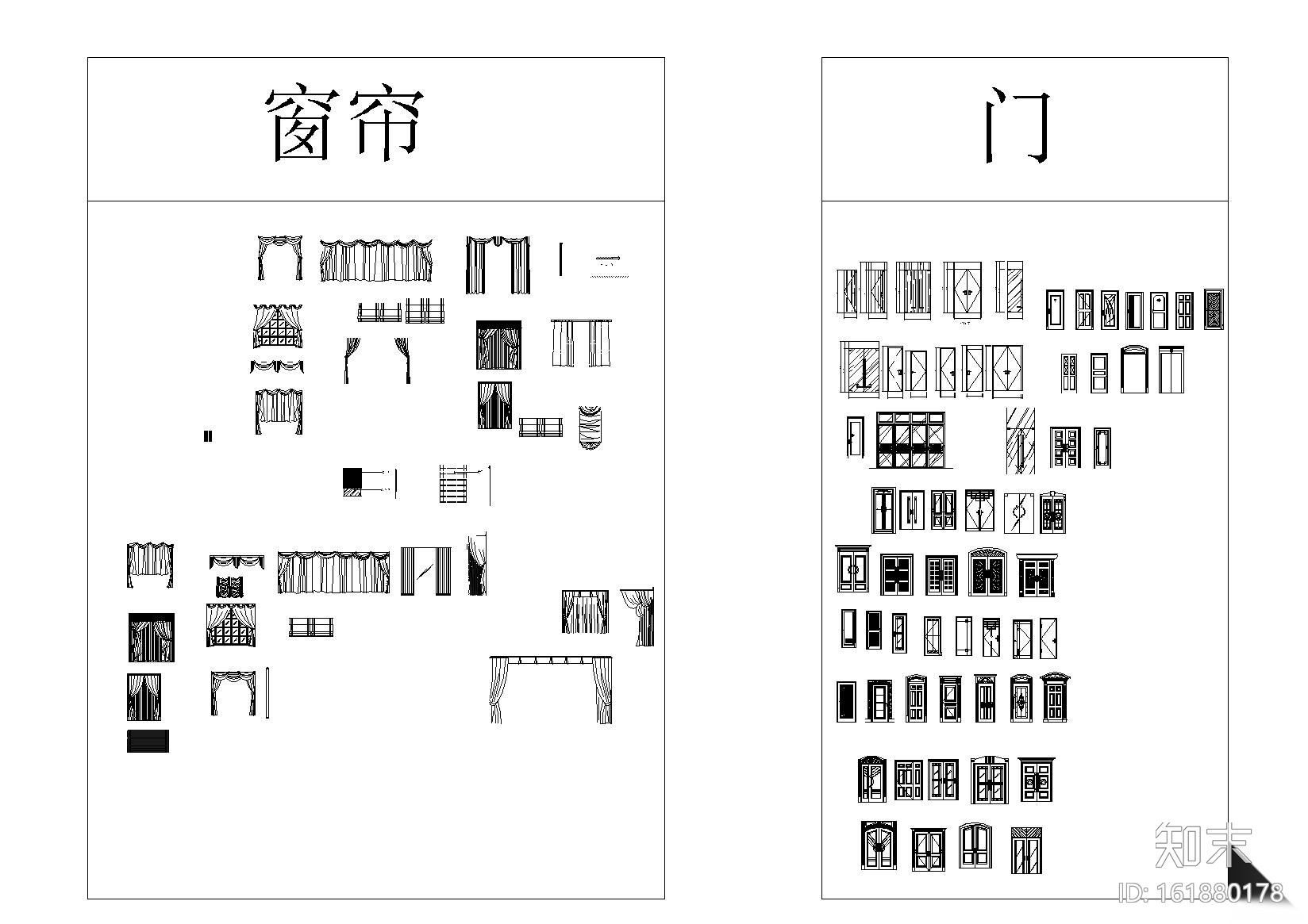 金螳螂室内装饰CAD模块大全施工图下载【ID:161880178】