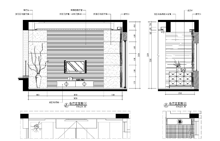 [上海]某欧式风格别墅住宅效果图及施工图cad施工图下载【ID:160501108】