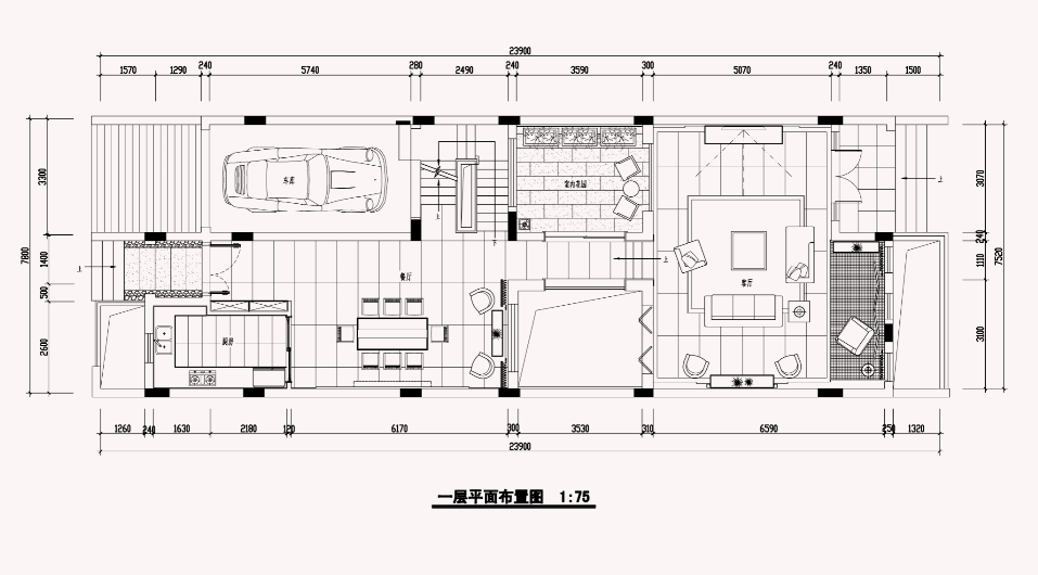 [上海]某欧式风格别墅住宅效果图及施工图cad施工图下载【ID:160501108】