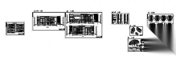 [防城港市]某四层科技图书馆建筑施工图（含节能说明）cad施工图下载【ID:165408121】