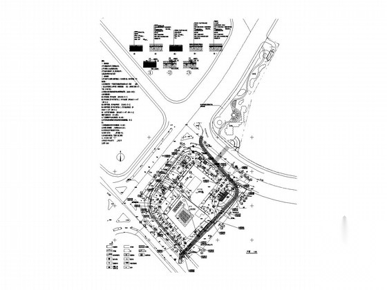 [武汉]某48层商业综合体建筑施工图（202米）cad施工图下载【ID:166059158】