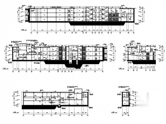 [武汉]某48层商业综合体建筑施工图（202米）cad施工图下载【ID:166059158】