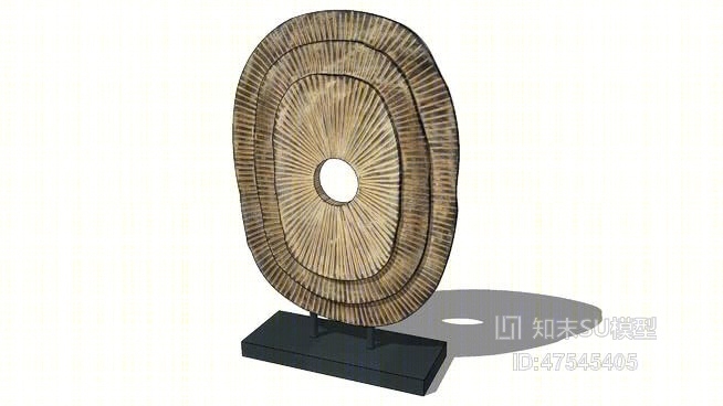 雕塑SU模型下载【ID:619234861】