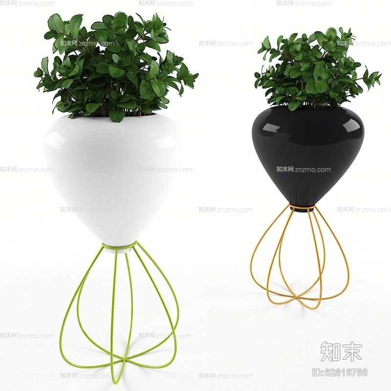 陶艺花瓶3D模型下载【ID:62816786】