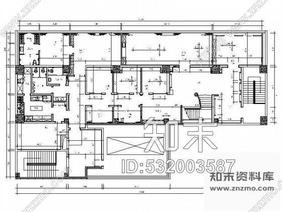 施工图邯郸历史名城典雅高档新中式风格茶楼装修施工图含效果cad施工图下载【ID:532003587】