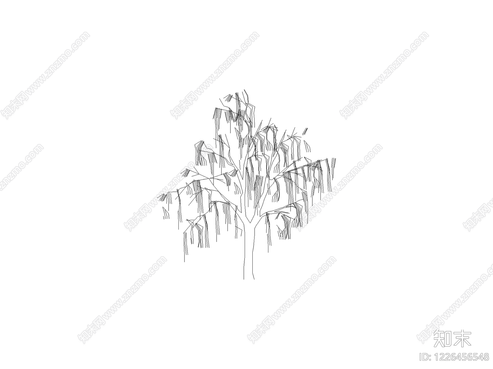 乔木种植CAD图纸