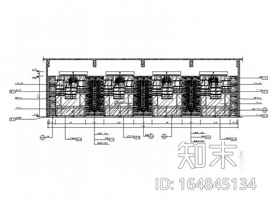 [安徽]酒店豪华中餐厅大厅装饰施工图施工图下载【ID:164845134】