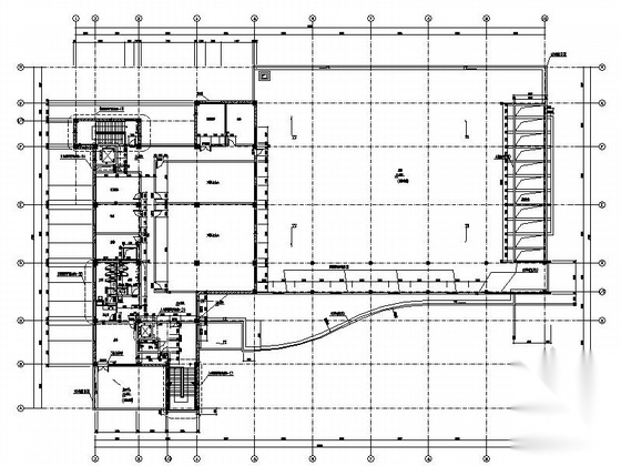 [北京]某党校四层商业中心建筑施工图（含效果图）cad施工图下载【ID:166803195】